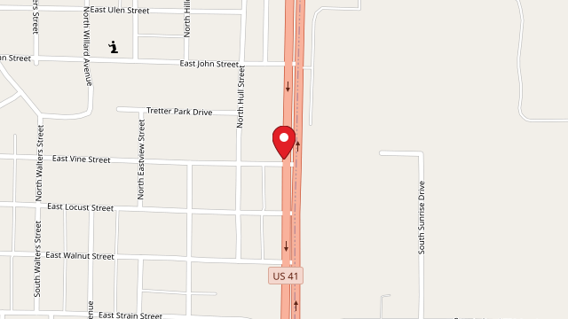 Map showing Conner's Car Care at 209 N US Highway 41, Fort Branch, IN