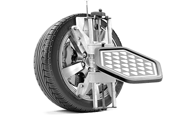 Wheel alignment service at Conner's Car Care